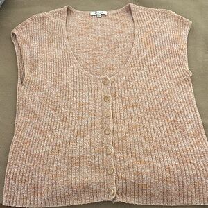 Madewell Tan Ribbed Tank Top